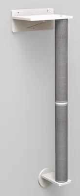Produktbild von TRIXIE Wand-Set 1 - weiß/grau - 35 × 130 × 25 cm
