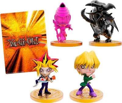 Produktbild von Bizak Yu-gi-oh-figur 4 Einheiten Mehrfarbig  Mehrfarbig One Size