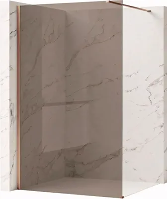 Obrázok produktu pre Sprchová Stena Rea Flexi Brown 80 Brush Copper