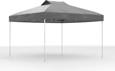 Produktbild von 3 x 3 m klappbares Pop-up-Pavillon, Gartenpavillon mit höhenverstellbarer Funktion, Oxford-Gewebe, Tragetasche, wasserbeständiges, Sonnenschutz