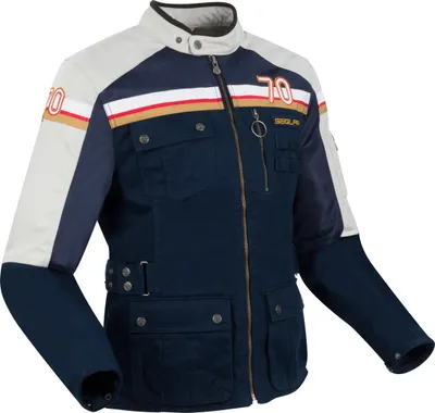 Produktbild von Segura Mojo Motorrad Textiljacke, blau/grau, S