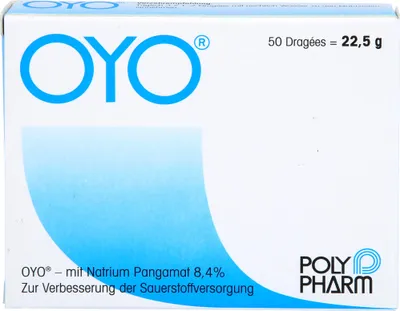 Obrázek produktu pro OYO Dragées na podporu zásobování kyslíkem, 50 tablet