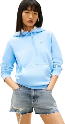 Produktbild von Tommy Jeans Damen Tjw Reg Flag Hoodie Dw0dw19958 Kapuzenpullover, Blue (Light Po