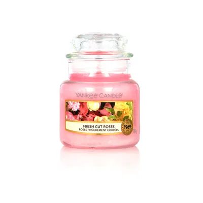Produktbild von Yankee Candle Fresh cut Roses, Zylinder, Pink, Moschus, 20 h, 1 Stück(e)