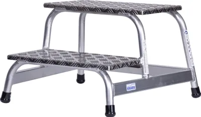 Image de Aluminium Montagetritt Arbeitshöhe max. 2.40 m Montagetritt ALU 2 (805027)