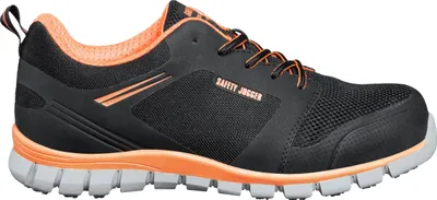Produktbild von Safety Jogger LIGERO S1P SRC ESD Sicherheitshalbschuh, extrem leicht, sportlich, Gr. 39, schwarz/orange