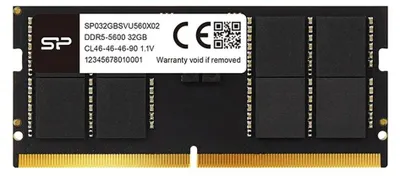 Produktbild von Silicon Power SP032GBSVU560F02 Speichermodul 32 GB 1 x 32 GB DDR5 SODIMM 5600 MHz ECC