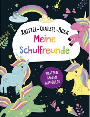 Obrázek produktu pro Kritzel-Kratzel-Buch Meine Schulfreunde (Einhörner)