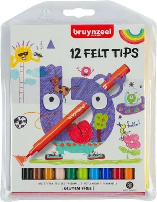 Zdjęcie produktu dla Bruynzeel Kids Felt Tips Wkład do pióra 12 szt.