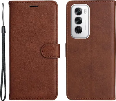 Produktbild von OPPO Reno12 Hülle - Coverup Klapphülle - Braun