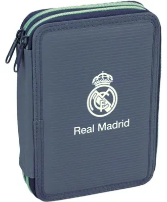 Productafbeelding van Real Madrid blauw, etui met twee compartimenten