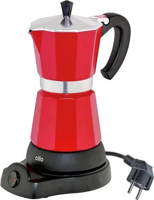 Obrázok produktu pre Cilio kávovar CLASSICO 6T, červený, elektrický, model 273854, EAN 4017166273854