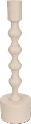 Zdjęcie produktu dla Świecznik, 6x24cm, kremowy