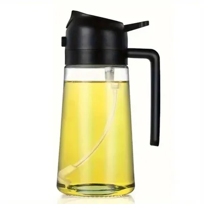 Produktbild von Ölsprüher aus Glas – Olivenöl Sprühflasche für die Küche – Ölspray – Ölspender