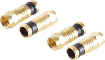 Immagine prodotto di 2x spine a compressione F oro per cavo 7,2 mm