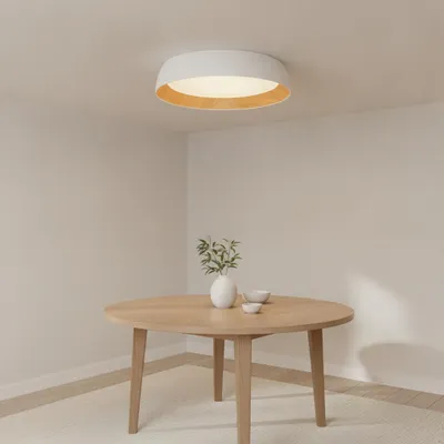 Productafbeelding van Plafondlamp Sigi Ø 60cm wit