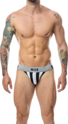 Immagine prodotto di MOB Classic Stripe White – elegante slip misura L