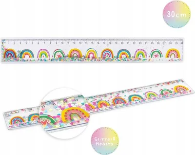 Zdjęcie produktu dla Trendhaus Good Feelings linijka brokatowa 30cm 0 0 STK