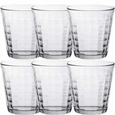 Produktbild von Duralex Trinkglaser Prisme - 6x Stuck - Glas - 275 ml - Wasserglaser - Kaffeeglaser - Teeglaser