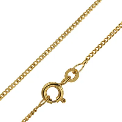 trendor 72016 Feine Panzerkette für Kinder 333 Gold (8 Karat) 1,1 mm 1
