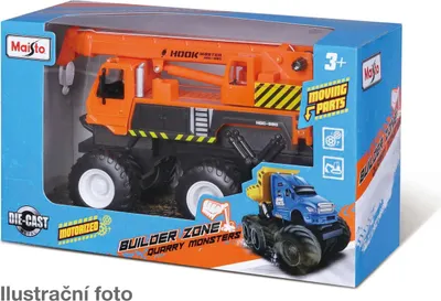 Produktbild von Maisto - Builder Zone Steinbruchmonster, Nutzfahrzeuge, Sortiment