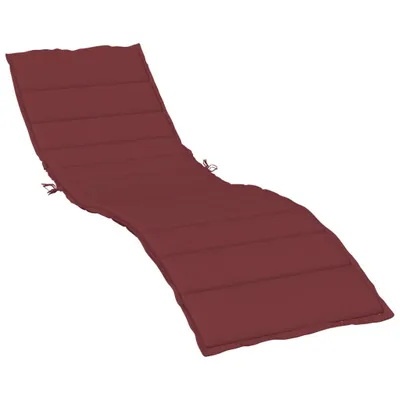 Immagine prodotto di vidaXL Cuscino lettino melange rosso vino 200x60x4 cm tessuto