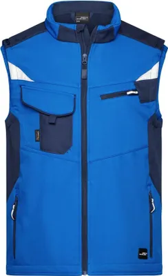 Produktbild von Workwear Softshell Vest - STRONG - royal/navy, Gr. L