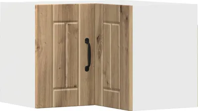 Imagen del producto de vidaXL Armario de esquina para pared, modelo LUCCA, en roble artesanal, 57 x 57 x 40 cm