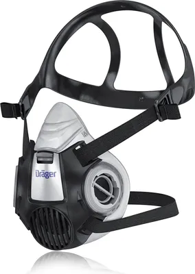 Produktbild von Dräger X-plore 3300 Halbmaske - Größe L - Mehrweg Atemschutz-Maske für den Einsatz mit wechselbaren Bajonettfiltern