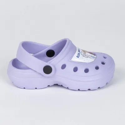 Produktbild von Disney Frozen Clogs – Rutschfeste Sandalen für Kinder mit Elsa und Anna Lila 30/31