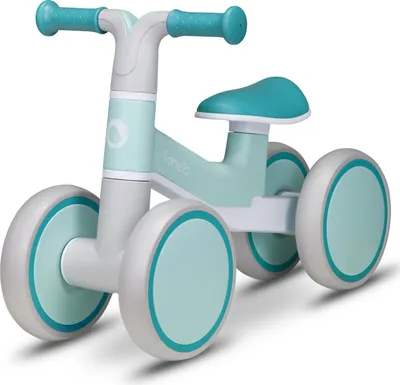 Produktbild von LIONELO balančné koleso VILLY, predné odpruženie, ergonomický dizajn, naučiť sa balansovať, priemer 18,5 cm palce - Tyrkysovo zelená