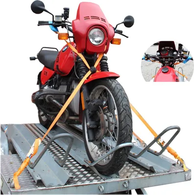 Produktbild von Lenker Verzurrsystem Spanngurt für Motorrad Transport Anhänger