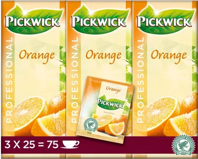 Produktbild von Pickwick - Professional Orange - 3x 25 Teebeutel