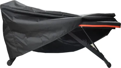 Produktbild von Hantelbank-Abdeckung, verstellbare Trainingsbank-Abdeckung, wasserdichtes 600D-Oxford-Gewebe für den Innen- und Außenbereich, 127 cm L x 58,4 cm B x 43,2 cm H (schwarz)