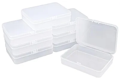Productafbeelding van Kunststof dozen - 8 stuks - Opbergboxen - 115 x 85 x 28 mm