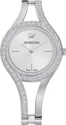 Image de Swarovski Eternal Uhr, Schweizer Produktion, Kristallarmband, Silberfarben, Edelstahl ETERNAL MB STS/WHT/STS 5377545