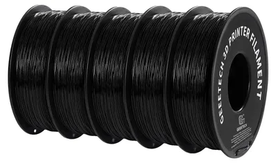 Image de Filament TPU, très élastique, compatible avec la plupart des imprimantes 3D, noir