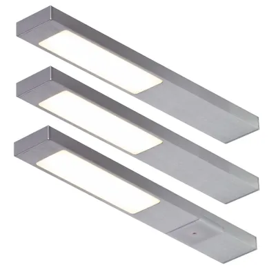 Immagine prodotto di Lampada da cucina a LED sotto il mobile, lampada da cucina Neoplan 3x2,2 W, bianco caldo