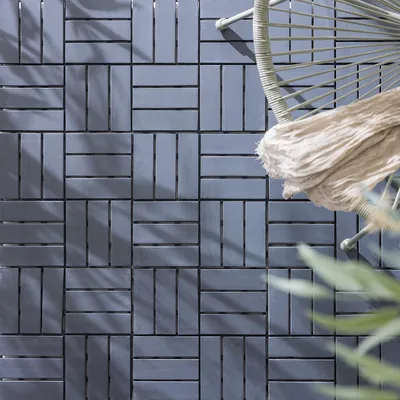 Produktbild von home24 Terrassenfliese - 33er-Set - Akazie Massiv