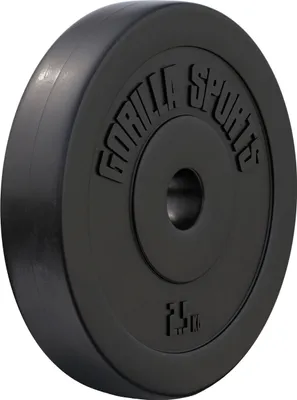 Produktbild von GORILLA SPORTS® Hantelscheiben - 2,5kg Gewichte, 30mm Bohrung, aus Kunststoff - Gewichtsscheiben, Hantelscheiben-Set, Hanteln