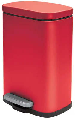 Produktbild von Spirella Treteimer Venedig - rot - 5L - Metall - 21 x 30 cm