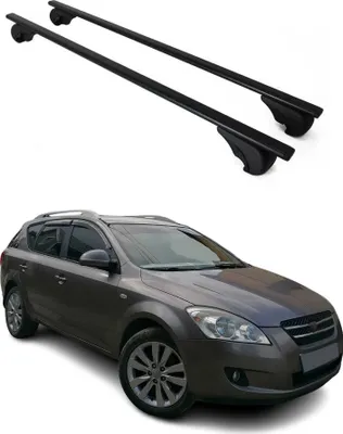 Obrázek produktu pro Příčné střešní nosiče pro Kia Ceed Combi 2007–2012, černé