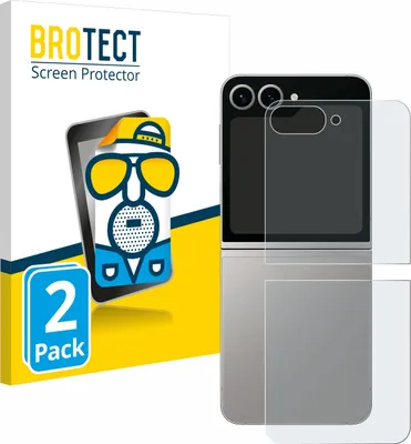 A product package for screen protectors, with a graphic representation of a phone and a cartoon character, alongside the actual screen protectors.
