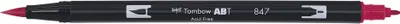 Produktbild von TOMBOW Doppelfasermaler "Dual Brush Pen ABT" 0,8 - 3,3 mm crimson