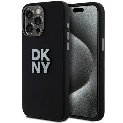 Obrázek produktu pro Etui Dkny Liquid Silicone Metal Logo Na Iphone 15 Pro - Czarne