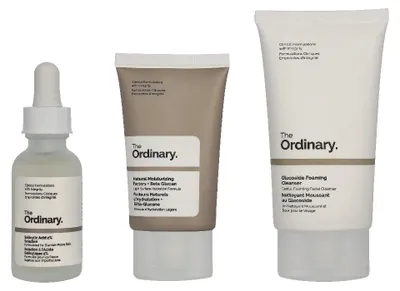 Image de Crème nettoyante 50ml/Sérum pour le visage 30ml/Crème pour le visage 30 ml The Ordinary The Clear Set