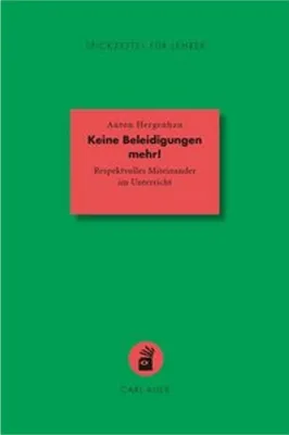 Obrázek produktu pro Keine Beleidigungen mehr!