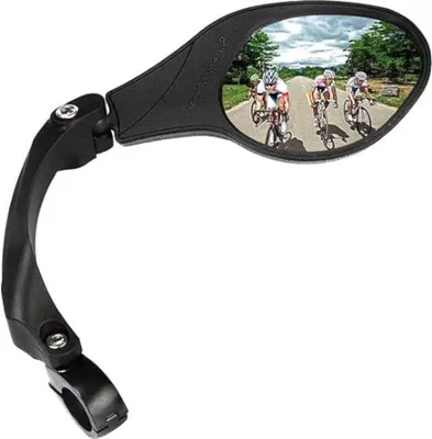 Produktbild von Famanu Fahrradsiegel - Universell - Edelstahl - Verstellbar - Rechts - Lenkerbefestigung - Schwarz