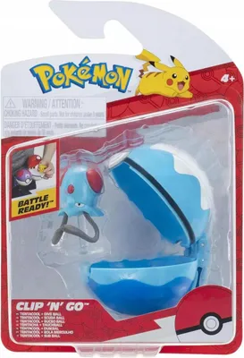 Produktbild von Jazwares Pokémon – Clip n Go Tentacool Dive Ball