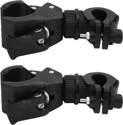 Image de Support universel pour vélo à 360°, pince réglable pour lampes de poche et haut-parleurs, 13-35 mm